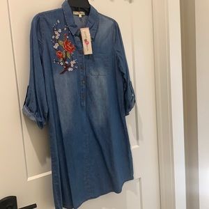 Denim Dress Juniors Large